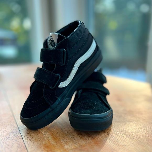 VANS SK8-MID REISSUE V, KIDS, BLACK, SIZE 13, UNISEX - Picture 5 of 9